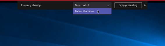 Dar o controle para outros participantes Permissões de Participantes no Microsoft Teams