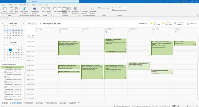 Como ser mais produtivo usando Teclas de Atalho? #2 6 Calendário Outlook